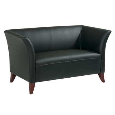 Leather Loveseat